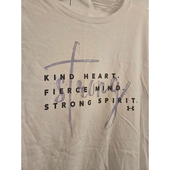 NWOT Under Armour White UA Strong Spirit Limited Edition T-Shirt, Women's Small - Picture 3 of 6